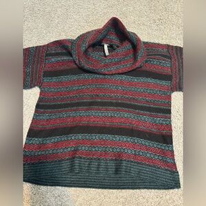 Kensie Cowl neck sweater with wide sleeves